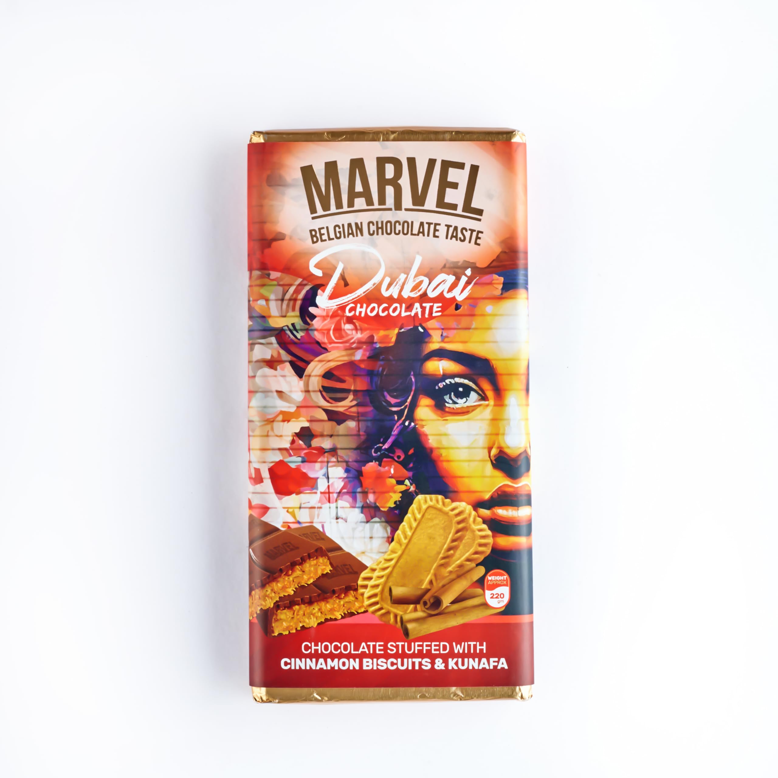 Marvel Milk Chocolate Kunafa and Cinnamon Biscuits 220 g: Buy